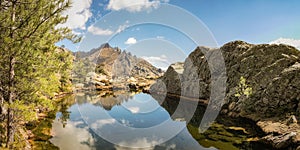 Lake at Paglia Orba in the mountains of Corsica photo
