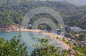 Panoramic view of Sok Kwu Wan Lamma Island