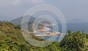 Panoramic view of Sok Kwu Wan Lamma Island