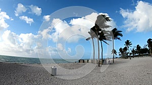 Panoramic view of Sombrero Beach in Florida Keys