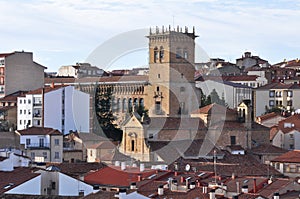 Panoramic view of Soria (Spain) photo