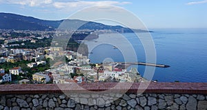 Panoramic view of Sorrento, the Amalfi Coast, Italy