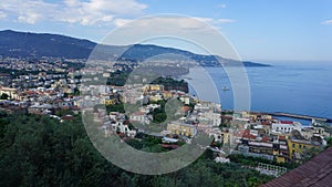 Panoramic view of Sorrento, the Amalfi Coast, Italy