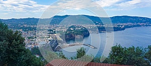 Panoramic view of Sorrento, the Amalfi Coast, Italy