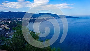 Panoramic view of Sorrento, the Amalfi Coast, Italy