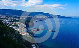 Panoramic view of Sorrento, the Amalfi Coast, Italy