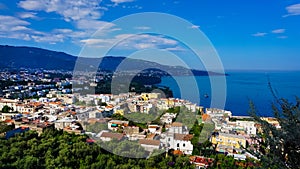 Panoramic view of Sorrento, the Amalfi Coast, Italy