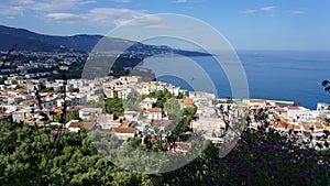 Panoramic view of Sorrento, the Amalfi Coast, Italy