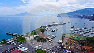 Panoramic view of Sorrento, the Amalfi Coast, Italy