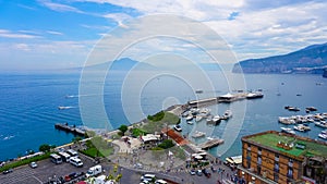 Panoramic view of Sorrento, the Amalfi Coast, Italy