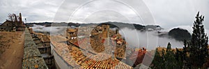 Panoramic view of Sos del Rey Catolico from the castle