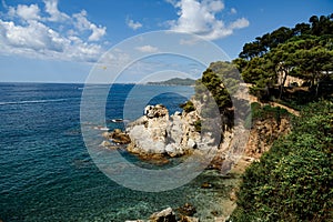 Panoramic view in Spain, Catalonia