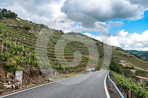 Mountains, houses and streets of Spain photo