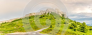 Panoramic view at the Spis Castle in Slovakia