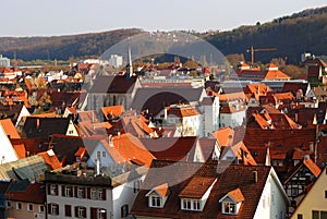 Panoramic view of Stuttgart-Esslingen