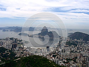 Panoramic view of the Sugar Loaf in Rio de Janeiro