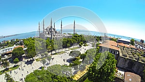 Panoramic view of Sultanahmet photo