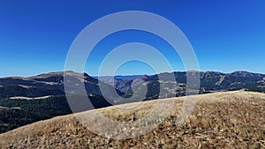 Panoramic view of the summits of the Mercantour national park