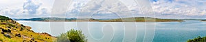 Panoramic view of swamp of Alange in Badajoz