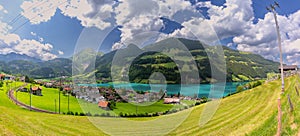 Swiss village Lungern, Switzerland