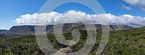 Panoramic View of Tablelands in Gros Morne National Park, Newfoundland