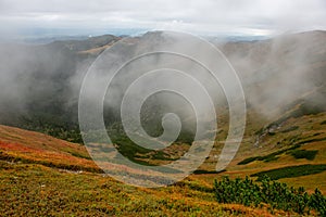 Panoramic view of Tatra mountains in slovakia