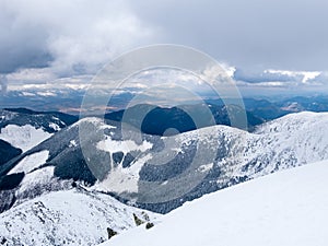 Panoramic view of Tatry Nizne