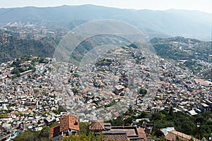 Panoramic view of Taxco de Alarcon, Mexico photo
