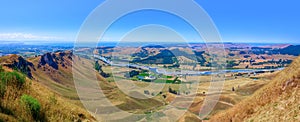 Panoramic view from Te Mata peak, New Zealand