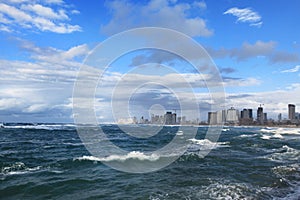 Panoramic view of tel Aviv from Jaffa