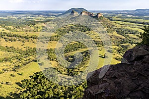 Panoramic view of Three stones mount da Indio stone photo