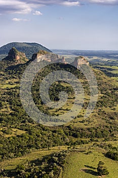 Panoramic view of Three stones mount da Indio stone photo
