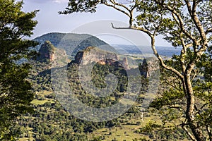 Panoramic view of Three stones mount da Indio stone photo