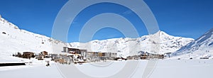 Panoramic view of Tignes village