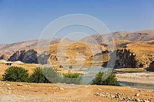 Panoramic view of the Tigris river valley