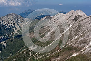 Panoramic view to Banski Suhodol Peak and Koncheto, Pirin Mountain