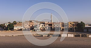 Panoramic View to the Luxor City Scape from the Nile River Side