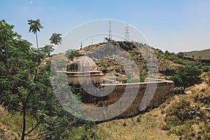 Panoramic View to the Ruins of the Shri Katas Raj Temples, also known as Qila Katas