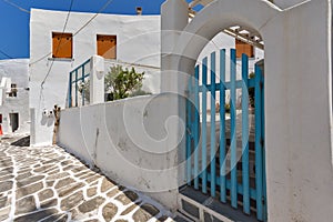 Panoramic view to town of Fira, Santorini island, Thira, Greece