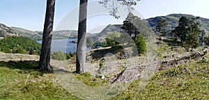 Panoramic view to Ullswater, Lake District