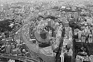 Panoramic view of Tokyo