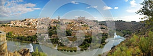 Panoramic view of Toledo in Spain