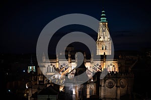 Panoramic view of Toledo Spain