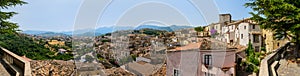 Panoramic view from Tomaso Campanella Square, Altomonte. photo