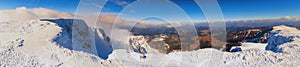 Panoramic view from top of Mount Schneeberg