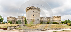 Panoramic view at the Tramontano Castle in Matera - Italy