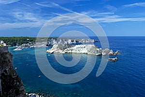 Panoramic view of Tremiti Islands from castle photo