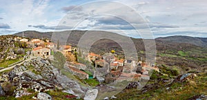 Panoramic view of Trevejo, Caceres, Extremadura, spain photo