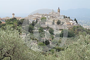 Panoramic view of Trevi