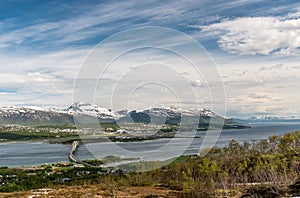Panoramic view of Tromso TromsÃ¸